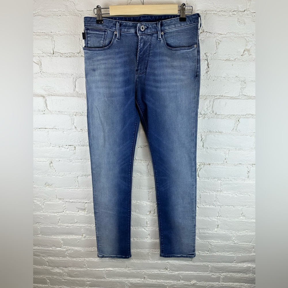 Emporio Armani Slim Fit Blue Denim Skinny Jeans Men’s Size 29